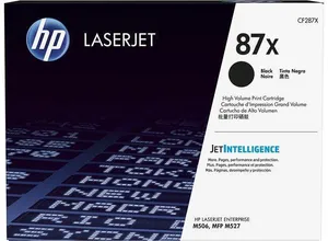 HP originál toner CF287X, black, 18000str., HP 87X, high capacity, HP LJ Enterprise M506, HP LJ Pro MFP M527, M501n, 1230g, O